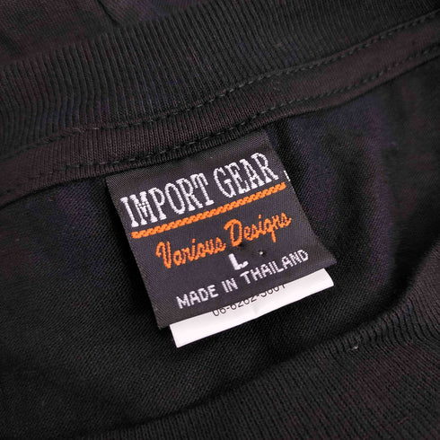 IMPORT GEAR 両面 プリント ロング Tシャツ メンズ import:L